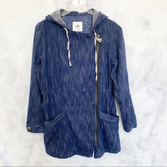 CAbi Washed Indigo Blue Adventure Anorak Jacket - Picture 9 of 11